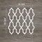 Ekena Millwork Medium Casablanca Decorative Fretwork Wall Panels in Architectural PVC, 15 3/8"W x 15 3/8"H x 3/8"T WALP16X16CSB - alternate 2